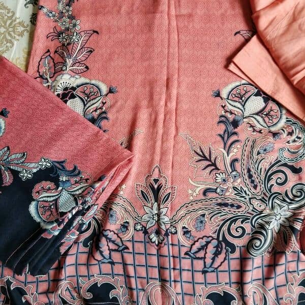 New 3 pcs Lawn suits ready to wear Stitched suits. 12