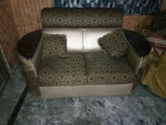 6 seater Sheesham wood sofa set. life time guarantee of wood, termite.