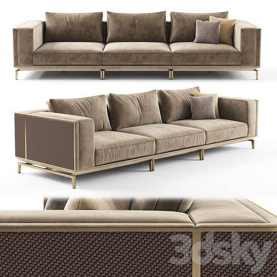 Sofa Cumbed / Sofa /3 Seater sofa / Poshish sofa 2