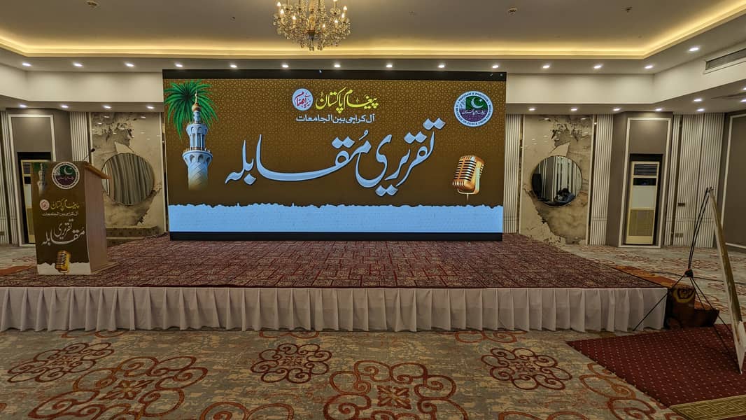 SMD Wall Screen Rent In Karachi, Projector Rent In Karachi 3