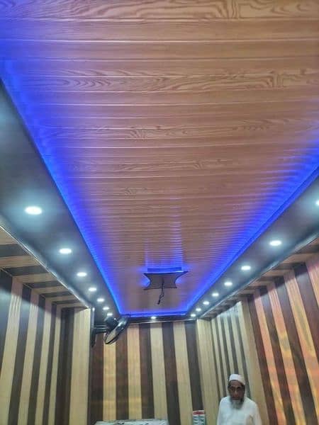 3D Wallpaper /WPC Fluted Panel /WallPanel/WPC Wall Panel /Roof Ceiling 10