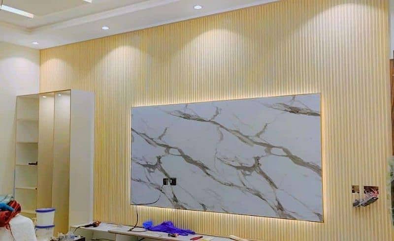 3D Wallpaper /WPC Fluted Panel /WallPanel/WPC Wall Panel /Roof Ceiling 15