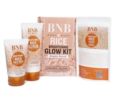 BNB Rice Whitening and Glowing Facial Kit