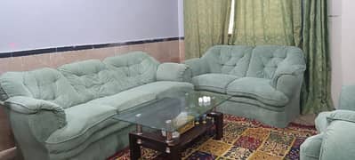 7 Seater Sofa Set with curtains