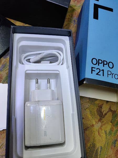 oppo f21pro 5G complete box asess packed phone 10