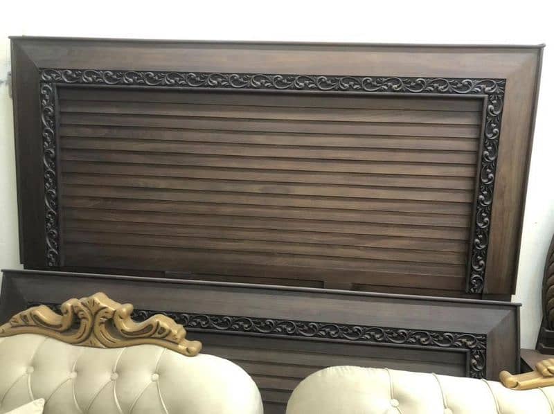 king size wooden Bed sets contact# 03155364074 6