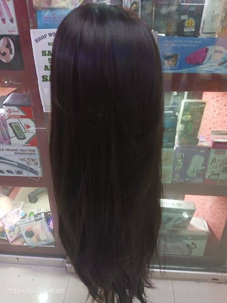 Women's and Mens Hair Wig Hair  DummyHair Extensions in Pakistan 19