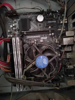 Intel core i7 generation 9700 9th gen with motherboard and rams