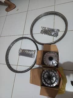 rims CD 70 front & back complete set.