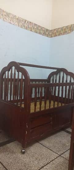 Wooden Baby Cot