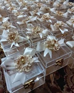 Acrylic  Boxes , Cake Box , Giveaway Boxes ,Eid Boxes ,Hajj Boxes Etc