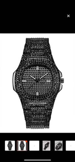 Elegant luxury  iced out watch