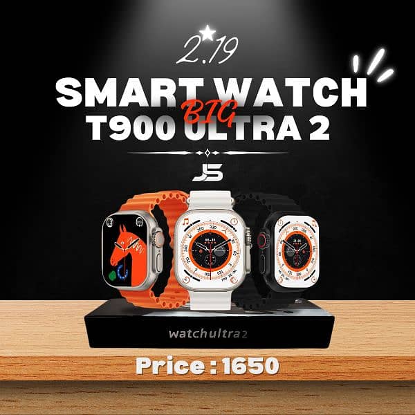 T 900 ultra smart watch delivery available all over Pakistan 0