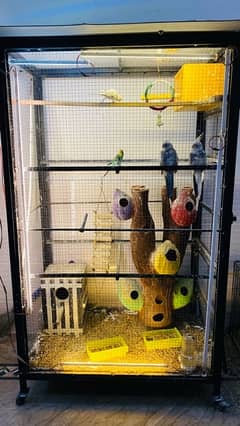 parrot cage matel