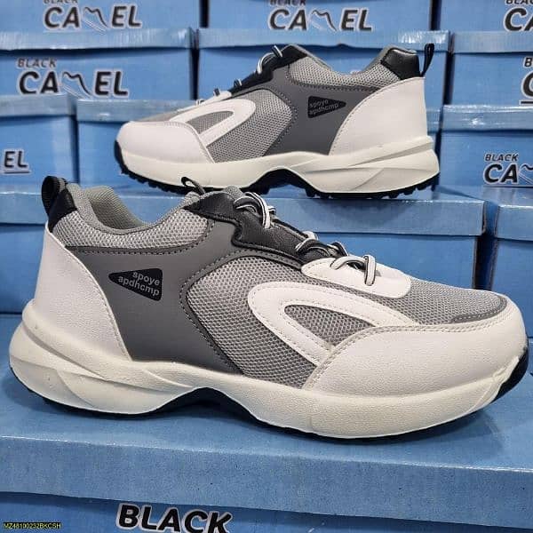 Glowing Gripper jogger shoes _8611,Grey 0