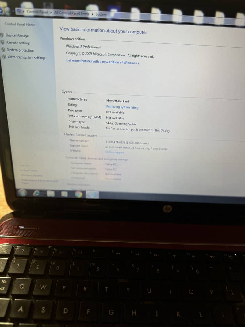 HP pavilion g6 red 3rd gen 2