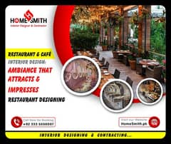 Restaurant / Café interior Designer & Contractor (0333-5556007)