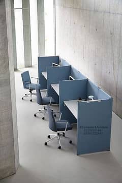 office cubical, workstation, conference table, executive office table