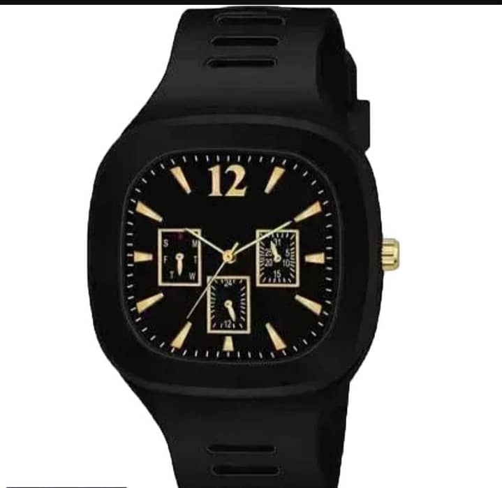 FASHIONABLE & BRANDED STRIP WATCH FOR MEN'S(FREE HOME DELIVERY) 1