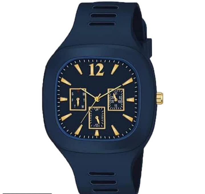 FASHIONABLE & BRANDED STRIP WATCH FOR MEN'S(FREE HOME DELIVERY) 2