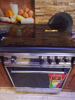 cooking range with oven