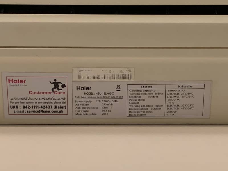 Haier 1.5 Ton Non Inverter - Good Cooling 1