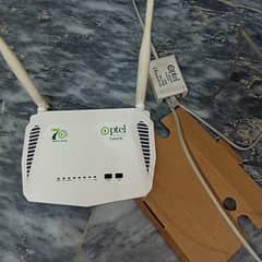 Ptcl Wifi device (vdsl) with charger.