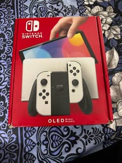 Nintendo Switch OLED slightly used as new with Minecraft Legends Game
