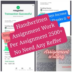 handwritten Assignment Content Writing And Data Entry Work