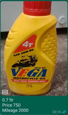 IMPORTED Vega bike oil for 70cc.