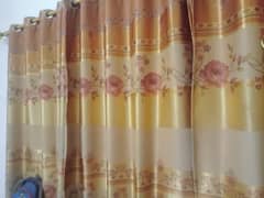 Silk Jersey 3 Panel Curtains 4×9 ft each (Good Condition)