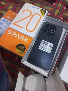 tecno spark 20 16/256 complete samn 10 months wrnty 10/10 condition