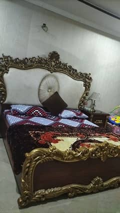 bed set with dressing and 2 sitter sethi