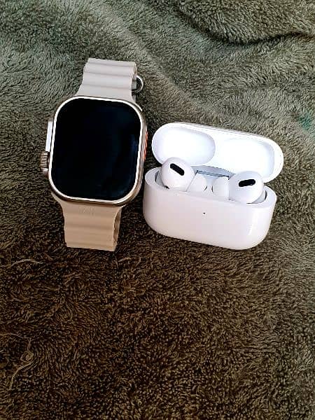 T900 Ultra Smart Watch + Air pods pro (IMPORTED) 1
