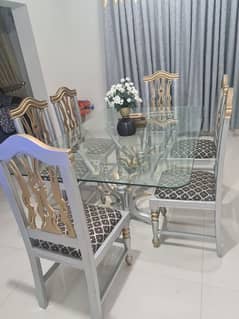 dining table and showcase for sale 0