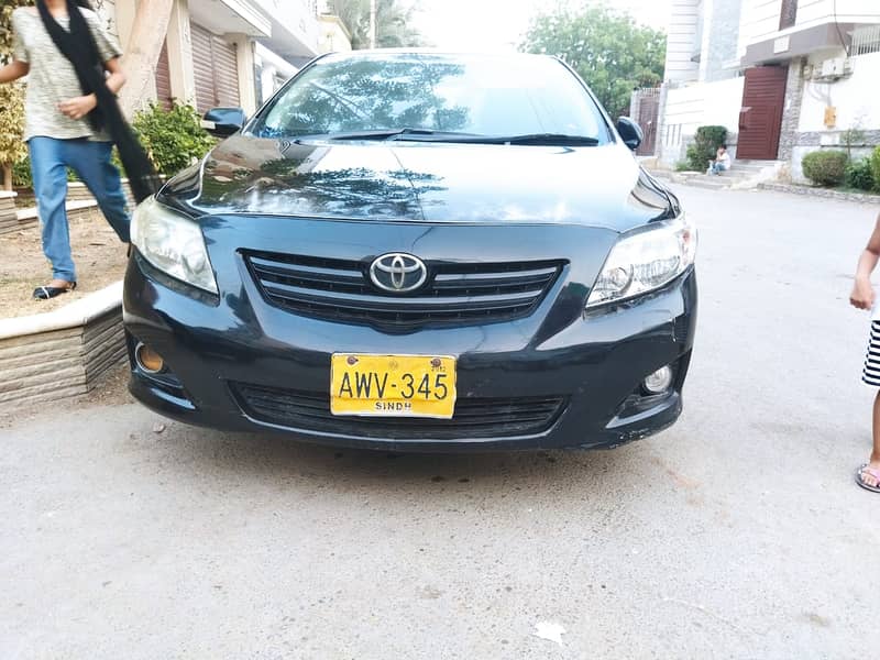 Toyota Corolla XLI 2011 Black petrol driven neat and clean 0