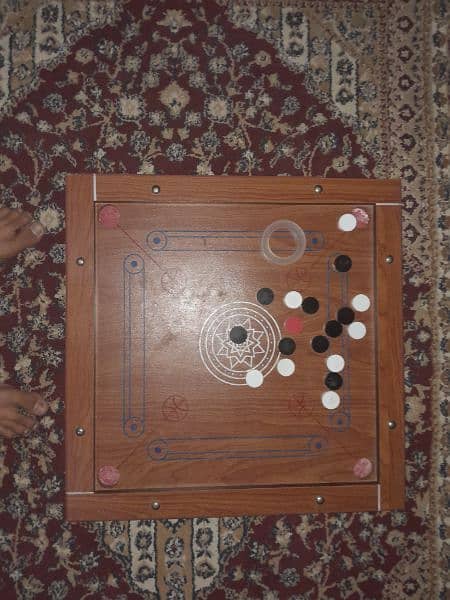 Carrom board With Salt and powder 0