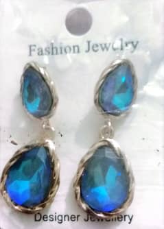 *Stunning Blue Teardrop Earrings - Brand New Fashion Jewelry