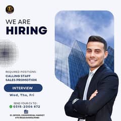 FEMALES CALLING STAFF REQUIRED 0