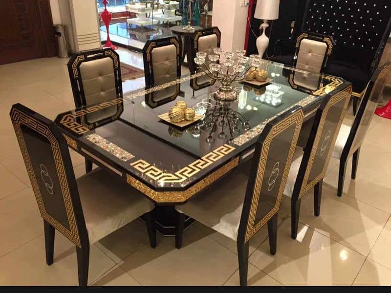 dining table with 8 chair 1