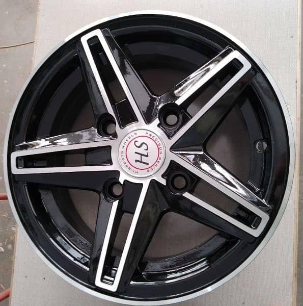 HS alloy rims Lahore. . . 3