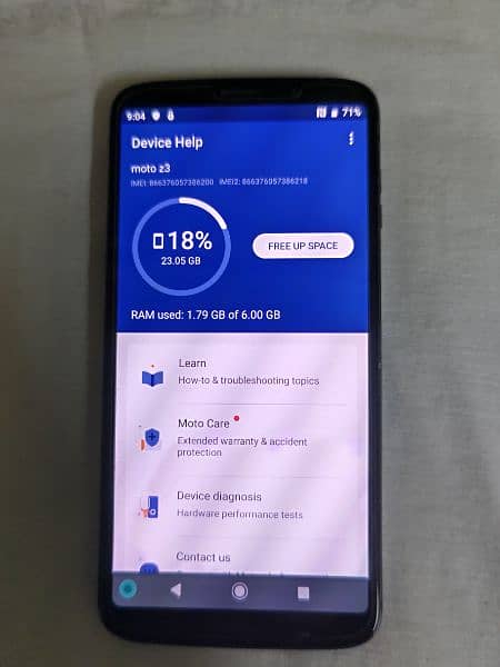 moto Z3 6GB Rom 128gb rom 0