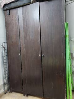 Cupboard wooden 3 door size 5x6 0