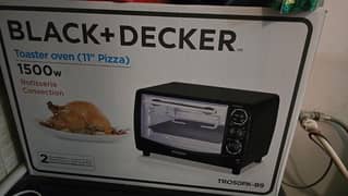 Black and Decker toaster oven 1500w
