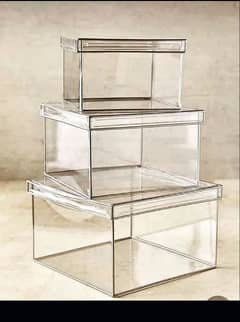Acrylic Boxs Available Bidh Boxs wedding Boxs gift Boxs invation box