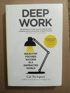 DEEP WORK book by cal Newport best motivational book