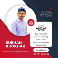 I will perform website development and SEO specialist