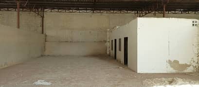 ACC SHED (Warehouse) Available For Rent in Mehran Town Korangi Industrial Area