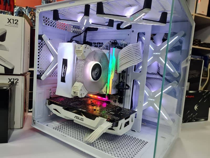 AMD Ryzen 7500F AM5 White Gaming Build 0