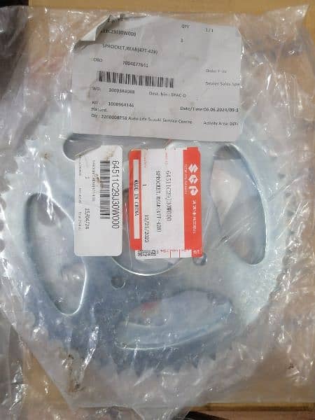 Gr150 chian sprocket 2